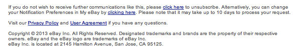 Ebay apparently also has an a very dated system.